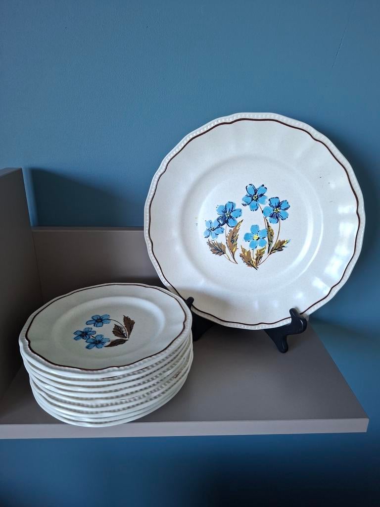 Vintage Kensington Staffordshire Ironstone Gebaksborden, Ophalen of Verzenden