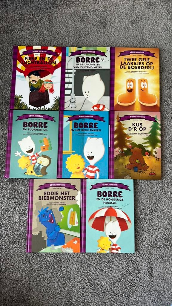 8 borre boekjes groep 0, Ophalen, Zo goed als nieuw, Fictie algemeen