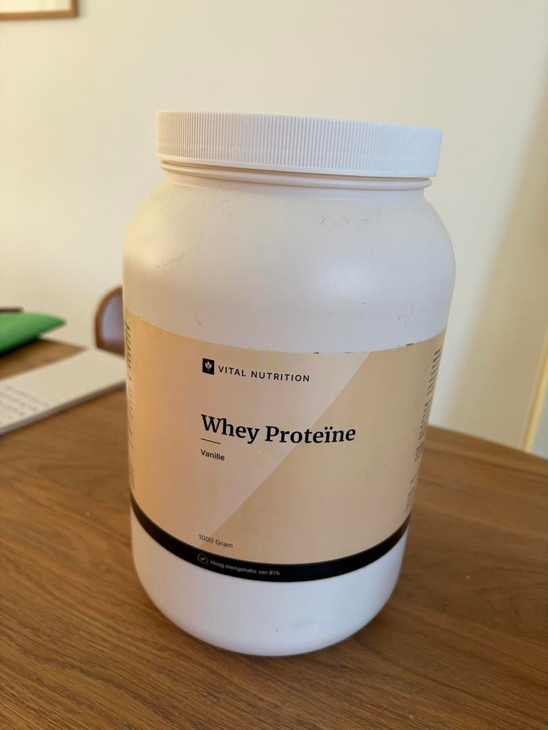 Whey proteine, Ophalen of Verzenden, Gebruikt, Poeder of Drank