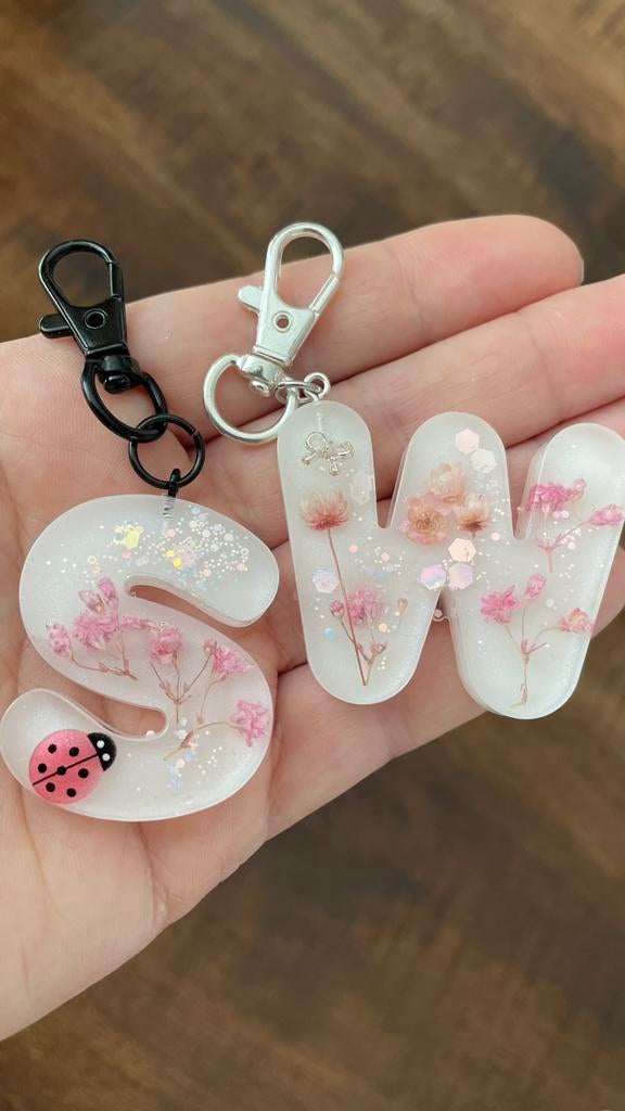 Sleutelhanger gedroogde bloemen, Ophalen of Verzenden, Nieuw, Overige typen