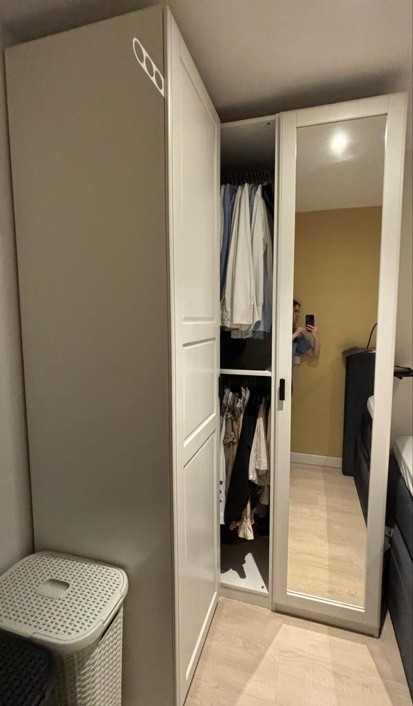 Ikea Pax kledingkast wit, Ophalen, Overige materialen, 100 tot 150 cm, 200 cm of meer