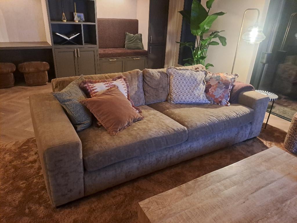 Luxe lounge bank Interiors DMF, Ophalen, 100 tot 125 cm, Luxe stijl, Zo goed als nieuw