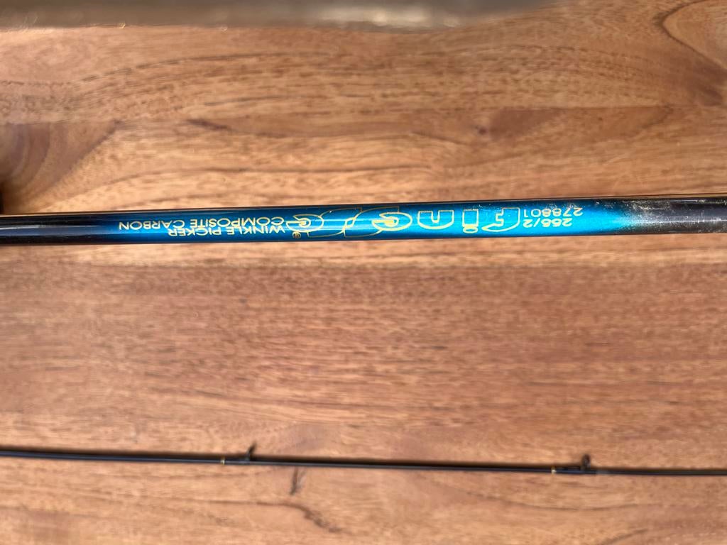 Winkel picker 2.55m met Quick Dam molen, Ophalen, Gebruikt, Complete hengel