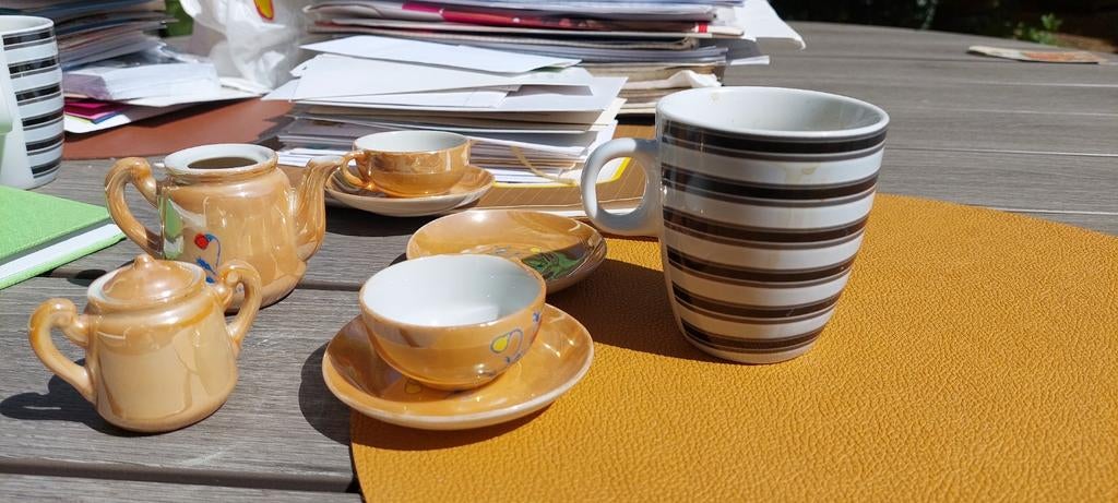 Incompleet kinder serviesje jaren '70 - Made in Japan, Antiek en Kunst, Ophalen of Verzenden