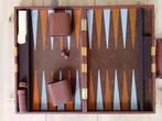 Backgammon Deluxe in koffer, Hobby en Vrije tijd, Een of twee spelers, Ophalen of Verzenden, Gebruikt, Reisspel