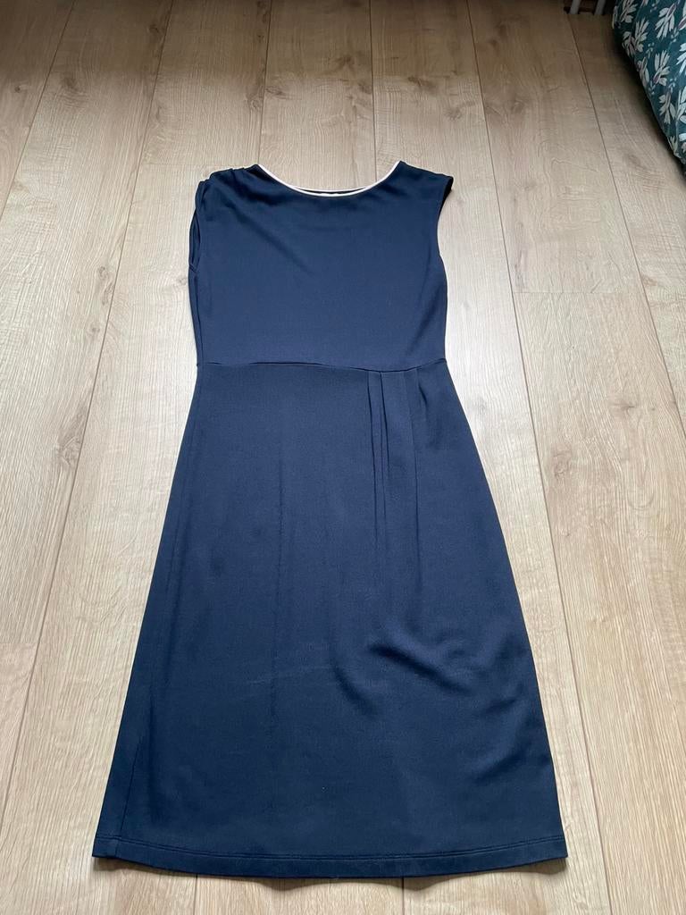 Mooie blauwe jurk Le PEP maat s, Ophalen of Verzenden, Zo goed als nieuw, Blauw, Boven de knie