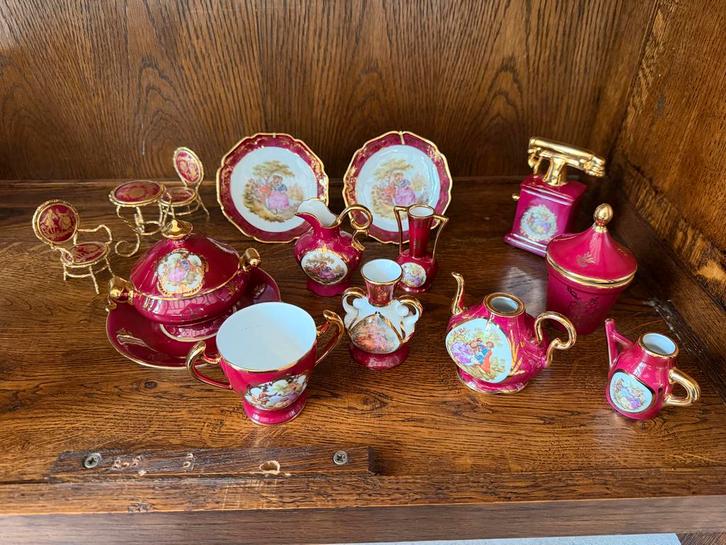 Limoges France Miniatuur Verzamelobjecten, Antiek en Kunst, Antiek | Keramiek en Aardewerk, Ophalen