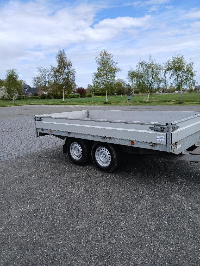 Plateauwagen hapert,kipper  anssems, Auto diversen, Aanhangers en Bagagewagens, Zo goed als nieuw, Ophalen of Verzenden