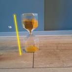 Glazen zandloper, Huis en Inrichting, Woonaccessoires | Overige, Ophalen of Verzenden