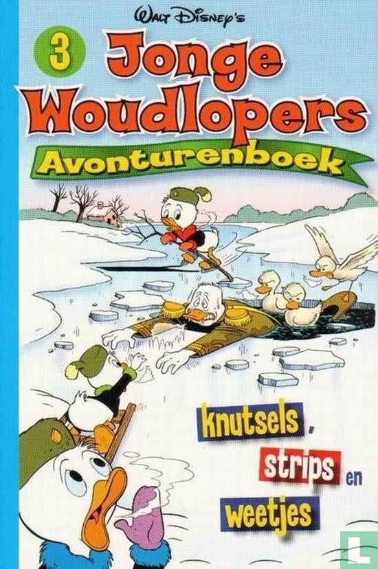 Jonge Woudlopers Avonturenboek 3: Knutselen, Strips Weetjes, Boeken, Eén stripboek, Ophalen of Verzenden, Zo goed als nieuw, Walt Disney
