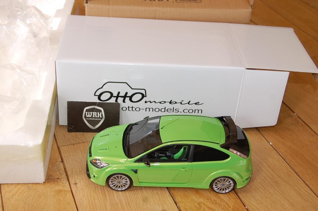 1:18 FORD FOCUS MK2 RS green Otto mobile OT381 WRH, Hobby en Vrije tijd, Modelauto's | 1:18, Verzenden, Zo goed als nieuw, Auto