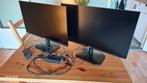 AOC 24" monitor x 2, Computers en Software, Monitoren, Ophalen, Gebruikt, HDMI, Full HD
