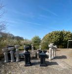 Selectie van betonnen tuinvazen en betonnen sokkels, Tuin en Terras, Tuinvazen, Ophalen, Zo goed als nieuw