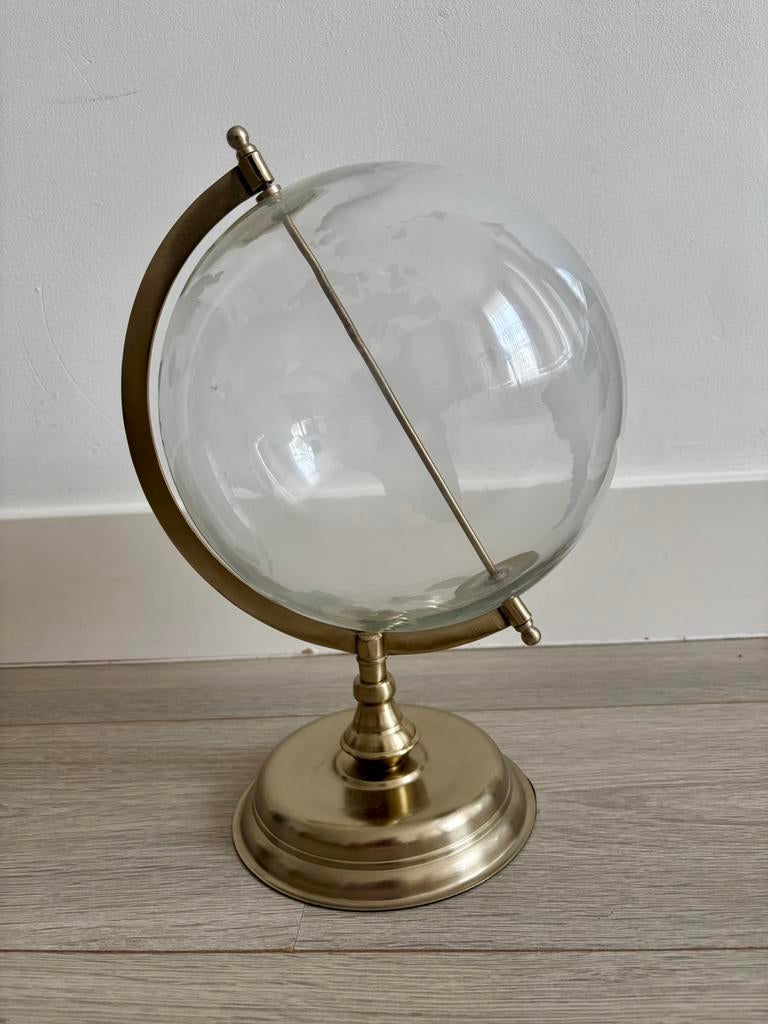 Glazen wereldbol van Maisons du Monde, Ophalen of Verzenden, Zo goed als nieuw