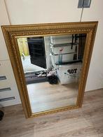 Grote gouden spiegel barok, Huis en Inrichting, Woonaccessoires | Spiegels, Ophalen, 100 tot 150 cm, Zo goed als nieuw, Rechthoekig