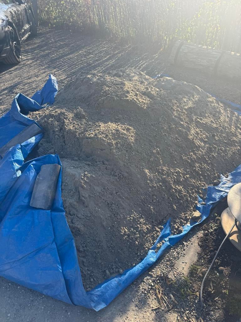 2-2,5 m3 gebruikt ophoogzand - snel ophalen!, Tuin en Terras, Zand, Ophalen, Gebruikt, Ophoogzand