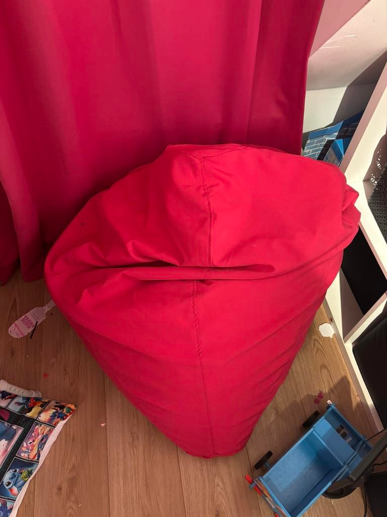 Roze zitzak, Huis en Inrichting, Zitzakken, Ophalen of Verzenden, Zo goed als nieuw, Roze