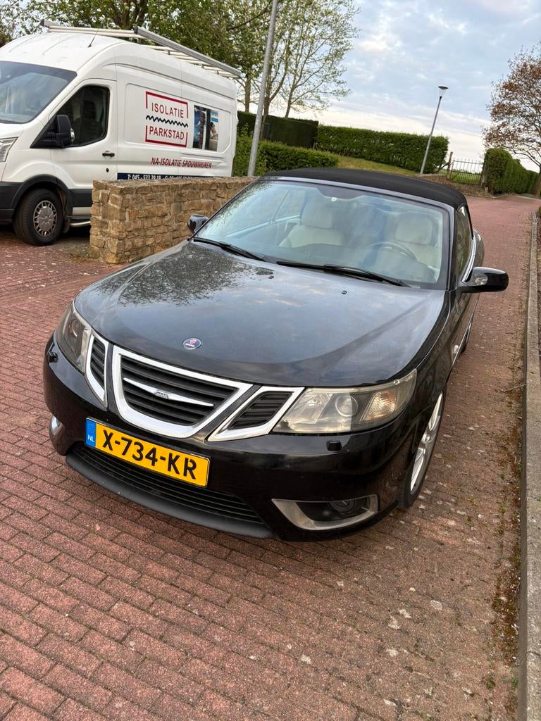 Saab 2007 Zwart, Auto's, Saab, 1675 kg, Cabriolet, 4 stoelen, Zwart