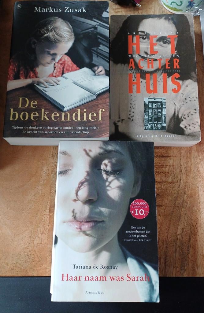 Het achterhuis, De boekendief en haar naam is Sarah, Boeken, Ophalen, Tweede Wereldoorlog, Zo goed als nieuw