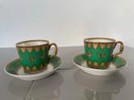 Set van 2 Meander BV Espresso kopjes - Klassiek groen, Ophalen of Verzenden