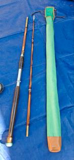 Vintage Splicane Vishengel met Foudraal, Ophalen, Gebruikt, Complete hengel