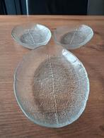 ARCOROC - 3 glazen serveerschaaltjes- uit de Aspen collectie, Verzamelen, Glas en Borrelglaasjes, Ophalen of Verzenden, Overige typen