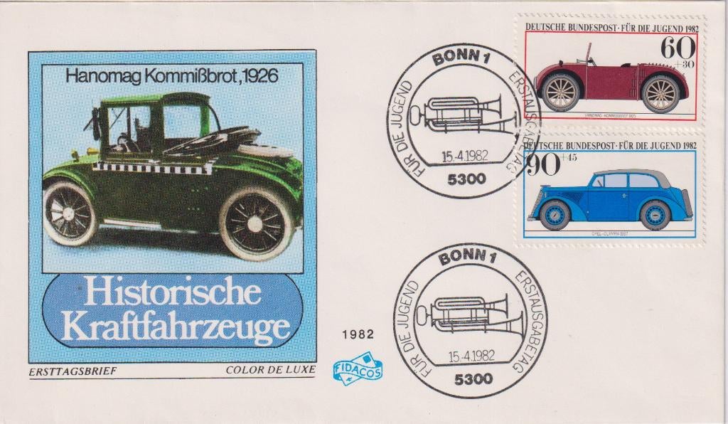 Duitsland 1982 Historische Autos Hanomag Kommissbrot 1926, Verzenden, Onbeschreven, Europa