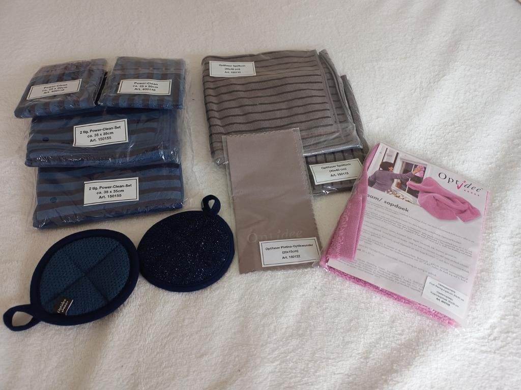 Optidee doeken nieuw in verpakking, Huis en Inrichting, Ophalen of Verzenden