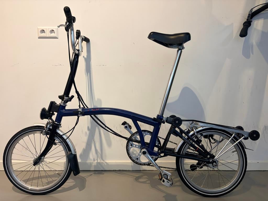 Brompton vouwfiets - Ideaal voor woon-werkverkeer, Fietsen en Brommers, Fietsen | Vouwfietsen, Gebruikt, Brompton, Heren, 16 tot 18 inch
