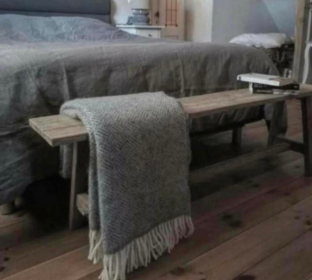 ~Stoer Sober Landelijk Houten XXL Bedbankje/Bankje~, Huis en Inrichting, Woonaccessoires | Overige, Ophalen of Verzenden, Zo goed als nieuw