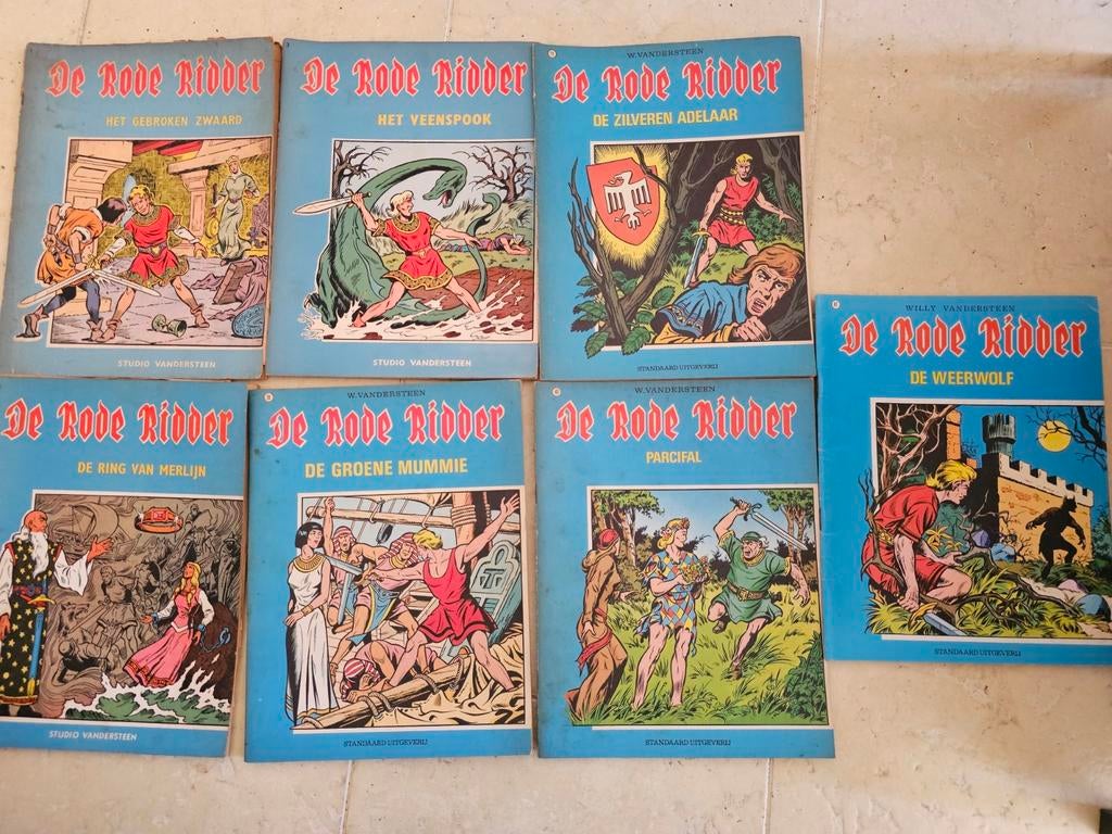 De Rode Ridder Stripboeken - Vintage Collectie, Meerdere stripboeken, Ophalen of Verzenden, Gelezen, Studio Vandersteen