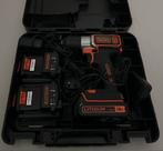 BLACK & DECKER Boor- en Schroefmachine 18V met 3 accu's, 600 watt of meer, Variabele snelheid, Ophalen of Verzenden, Zo goed als nieuw