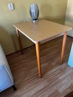 Kleine eettafel of keukentafel, licht beuken t.e.a.b., Huis en Inrichting, Tafels | Eettafels, Ophalen, Gebruikt, Tot twee personen