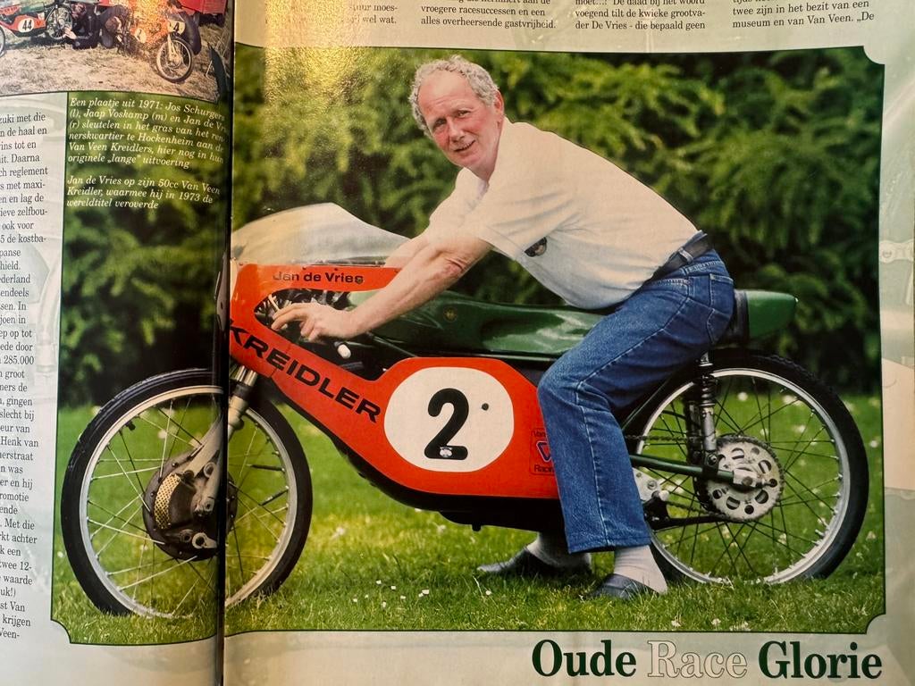 Verslag uit 2000 over Van Veen Kreidler Jan de Vries, Ophalen of Verzenden, Zo goed als nieuw, Motoren