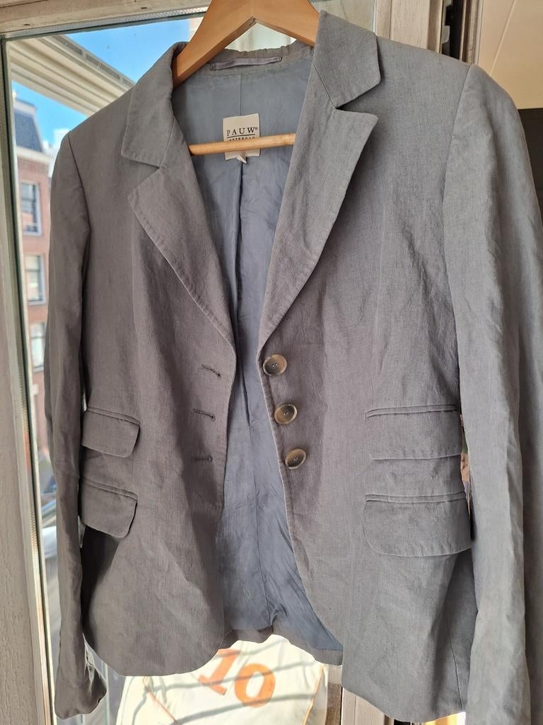 Jasje linnen maat 2 Pauw Amsterdam, Kleding | Dames, Ophalen of Verzenden, Gedragen