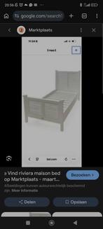 GEZOCHT: Riviera Maison 1-persoons bed, Gebruikt, 90 cm, Eenpersoons, Ophalen of Verzenden