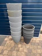 Plastic bloembakken, Kunststof, Rond, Ophalen of Verzenden, Zo goed als nieuw