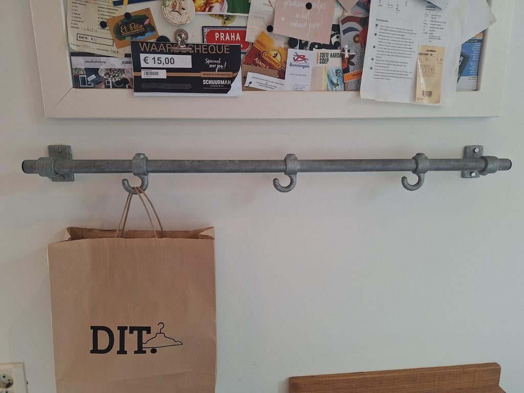 Steigerbuis met haakjes, Zo goed als nieuw, Minder dan 100 cm, Metaal, Ophalen