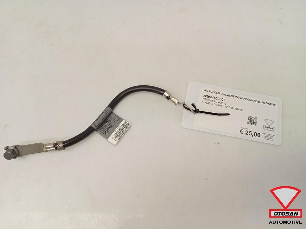 Mercedes C Klasse W204 Accukabel Negative A2044402607, Auto-onderdelen, Accu's en Toebehoren, Gebruikt, Mercedes-Benz AG, Mercedes-Benz