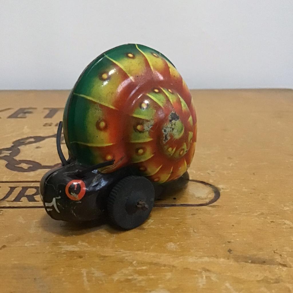 Blikken speelgoed slak NOLI No.915 Lehmann Germany, Antiek en Kunst, Antiek | Speelgoed, Ophalen of Verzenden