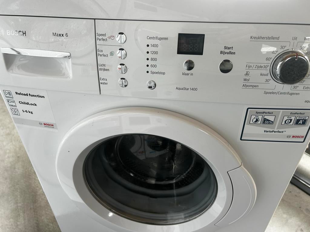 Bosch Maxx 6 Wasmachine - 6 kg 1400 toeren gratis verhoger, Witgoed en Apparatuur, Q, Q, Refurbished, Ophalen of Verzenden