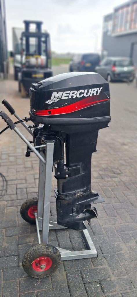 mercury 25pk 2t en 6pk en 3.5 malta, Ophalen, 10 tot 30 pk, Met afstandsbediening, Zo goed als nieuw