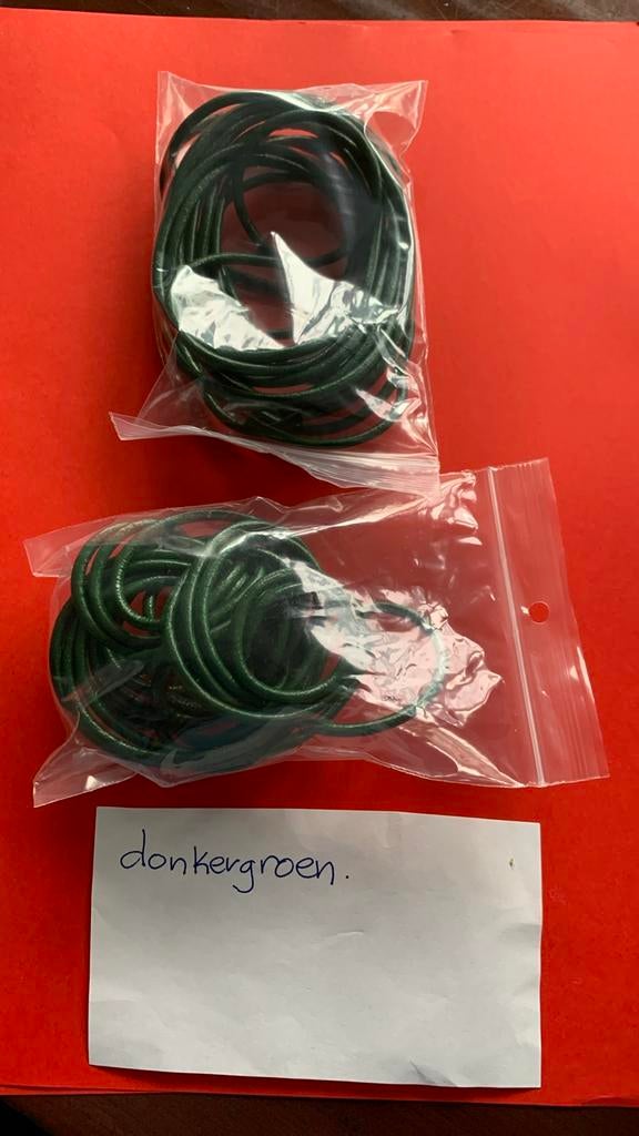 Leer koord 3 mm in verschillende kleuren, Ophalen of Verzenden, Nieuw, Draad