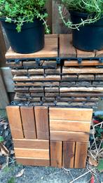 Terrastegels hout, Tuin en Terras, Ophalen, Gebruikt, Hout