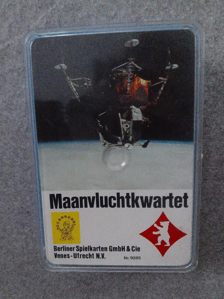 Kwartetspel Maanvlucht, Verzamelen, Speelkaarten, Jokers en Kwartetten, Ophalen of Verzenden, Gebruikt, Kwartet(ten)