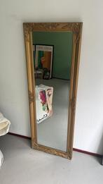 Mooie gouden spiegel, Ophalen, Zo goed als nieuw, Minder dan 100 cm, Rechthoekig