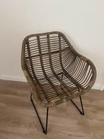 Rotan stoel naturel - prima staat!, Ophalen, Gebruikt, Bruin, Riet of Rotan
