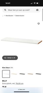 GEZOCHT Ikea billy planken, Huis en Inrichting, Kasten | Kledingkasten, Ophalen of Verzenden, Zo goed als nieuw, 25 tot 50 cm