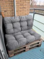 Palletbank met kussens, Tuin en Terras, Tuinmeubel-accessoires, Ophalen