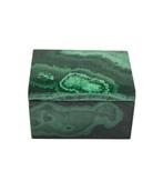 Doosje met deksel Malachiet   Herkomst : DR Congo 14882, Ophalen of Verzenden, Mineraal
